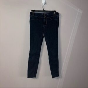 Navy blue Hollister crop jeans size 3 W26